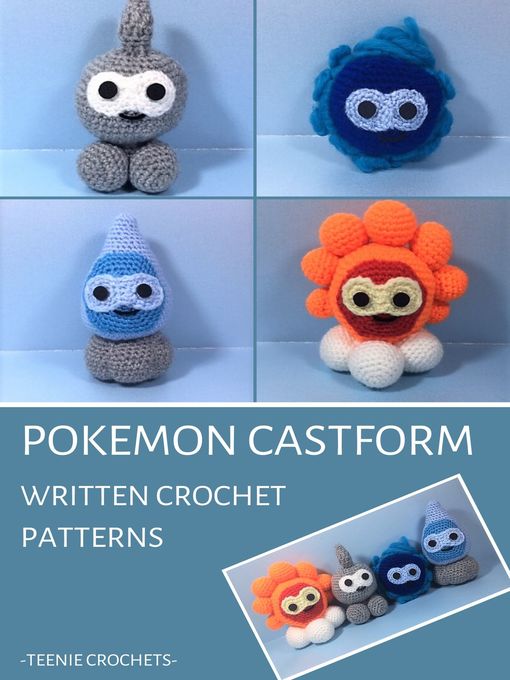 Cover image for Pokemon Castform--Written Crochet Patterns (Unofficial)